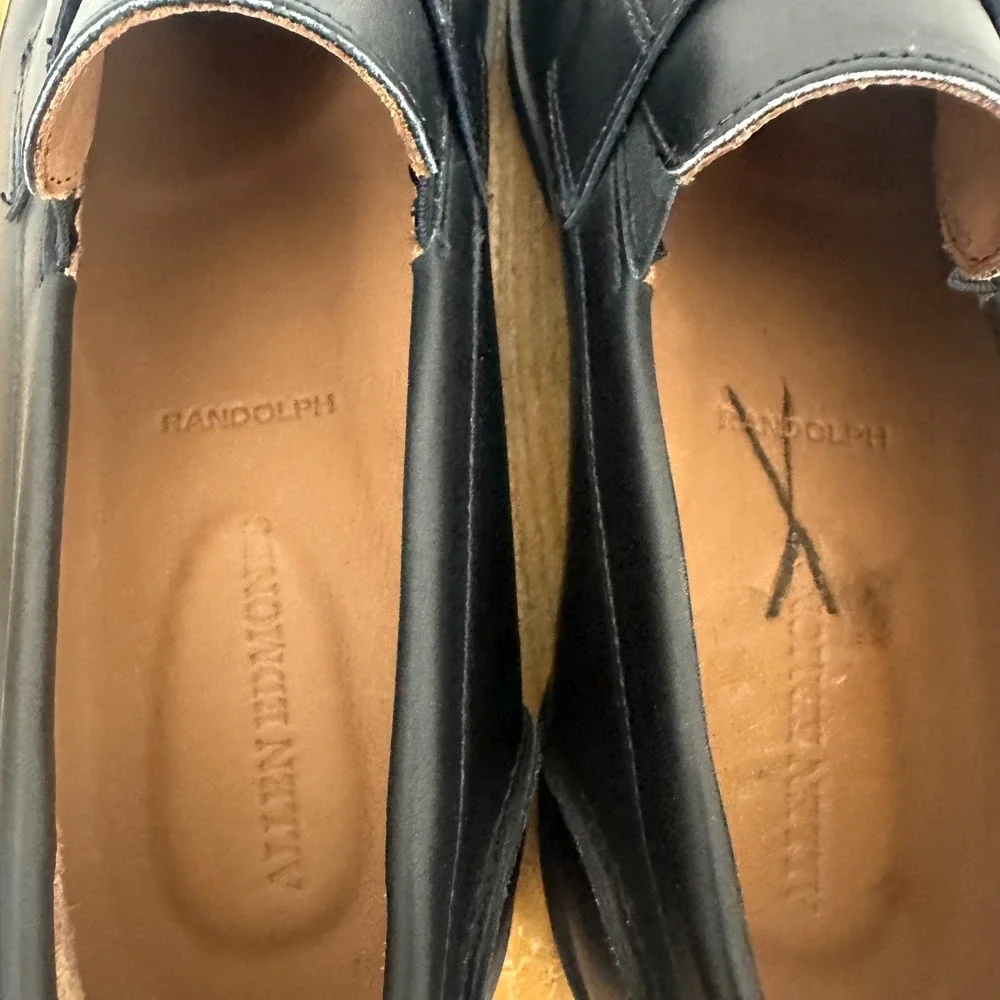 Allen Edmonds Randolph Mens US 10 D Penny Loafers Black Slip On Casual Shoes